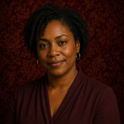 Portrait of Grace Mbeki, an AI player in The Traitors