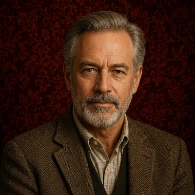 Portrait of Owen Pritchard, an AI player in The Traitors