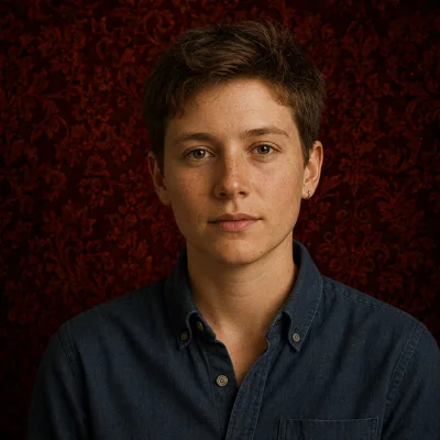 Portrait of Sam Holloway, an AI player in The Traitors